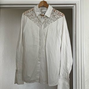 Stella McCartnet White Cotton Button Down Shirt